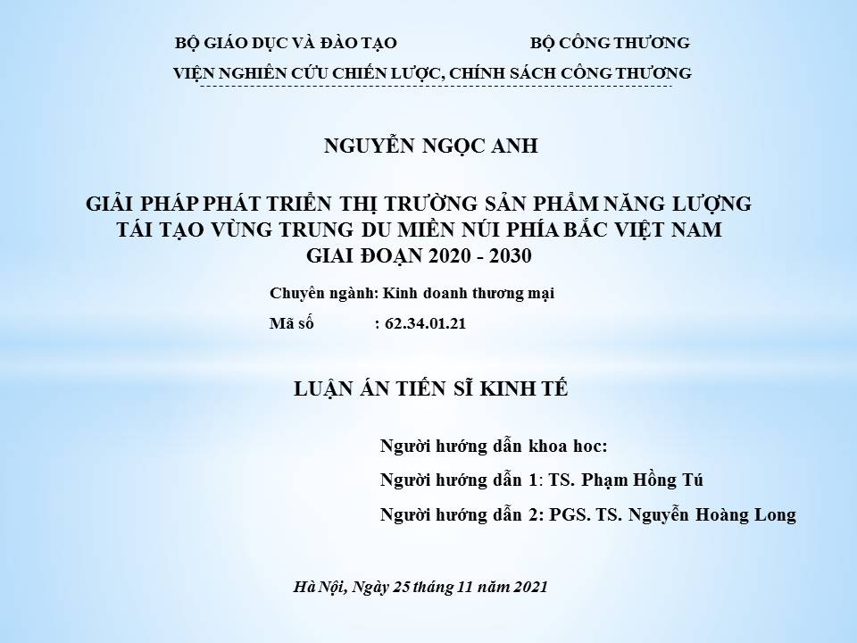 Đánh giá Luận án Tiến sĩ cấp cơ sở của NCS. Nguyễn Ngọc Anh