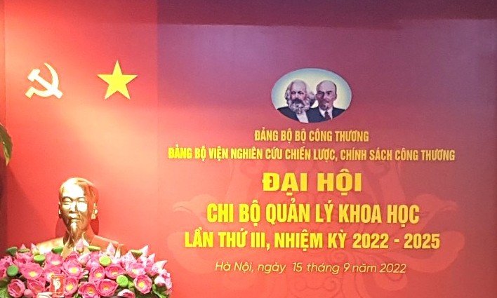 Đại hội Chi bộ Quản lý Khoa học lần thứ III - Nhiệm kỳ 2022 - 2025
