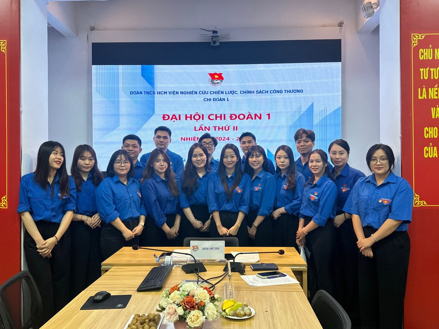 Đại hội 02 Chi đoàn trực thuộc Đoàn thanh niên  Viện nghiên cứu chiến lược, chính sách Công Thương, nhiệm kỳ 2024 - 2027