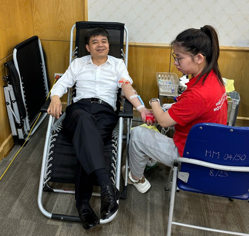 Viện Nghiên cứu Chiến lược, Chính sách Công Thương tham gia hưởng ứng Ngày hội hiến máu tình nguyện Bộ Công Thương năm 2025