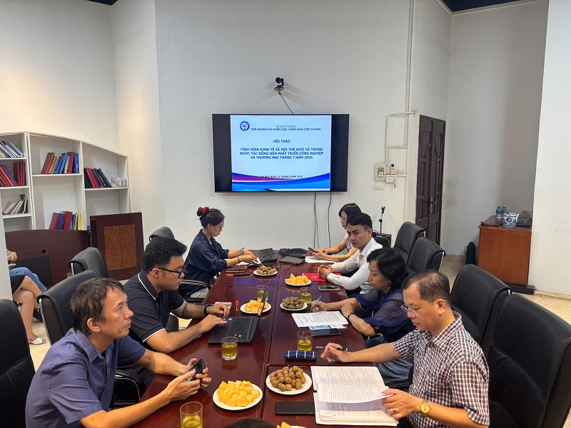 Hội thảo với chủ đề “ Tình hình kinh tế - xã hội Thế giới và trong nước tác động đến phát triển Công nghiệp và Thương mại tháng 07 năm 2025”