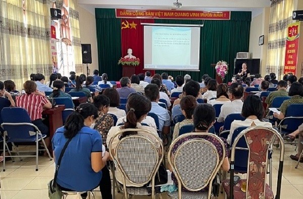 Lớp tập huấn phát triển nguồn nhân lực thương mại vùng đồng bào dân tộc thiểu số và miền núi cho hộ kinh doanh tại xã Bắc Hà, tỉnh Lào Cai